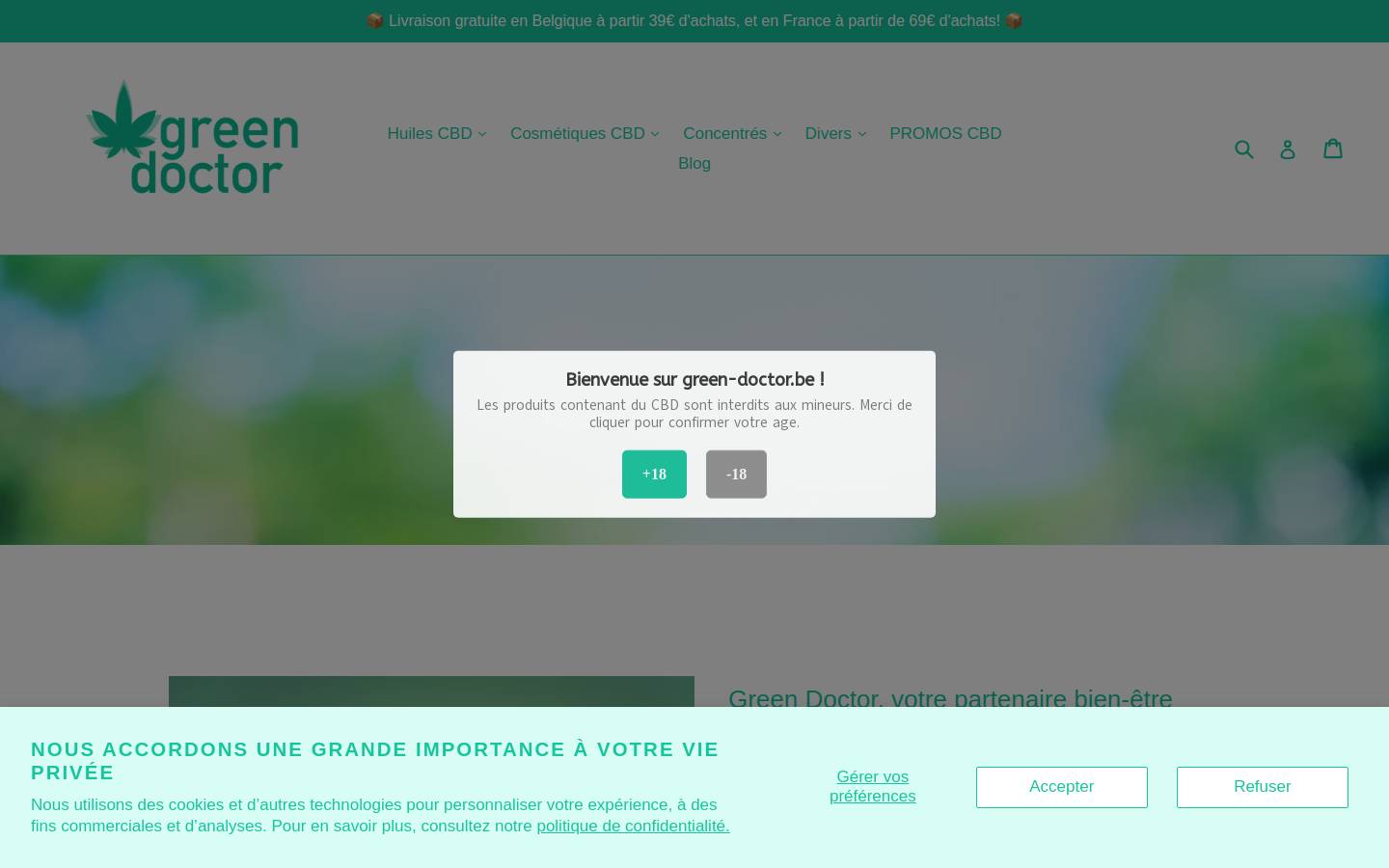 Green Doctor homepage screenshot