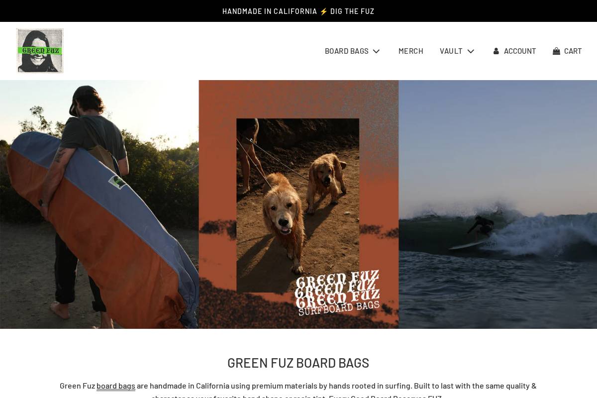 green-fuz.com homepage screenshot