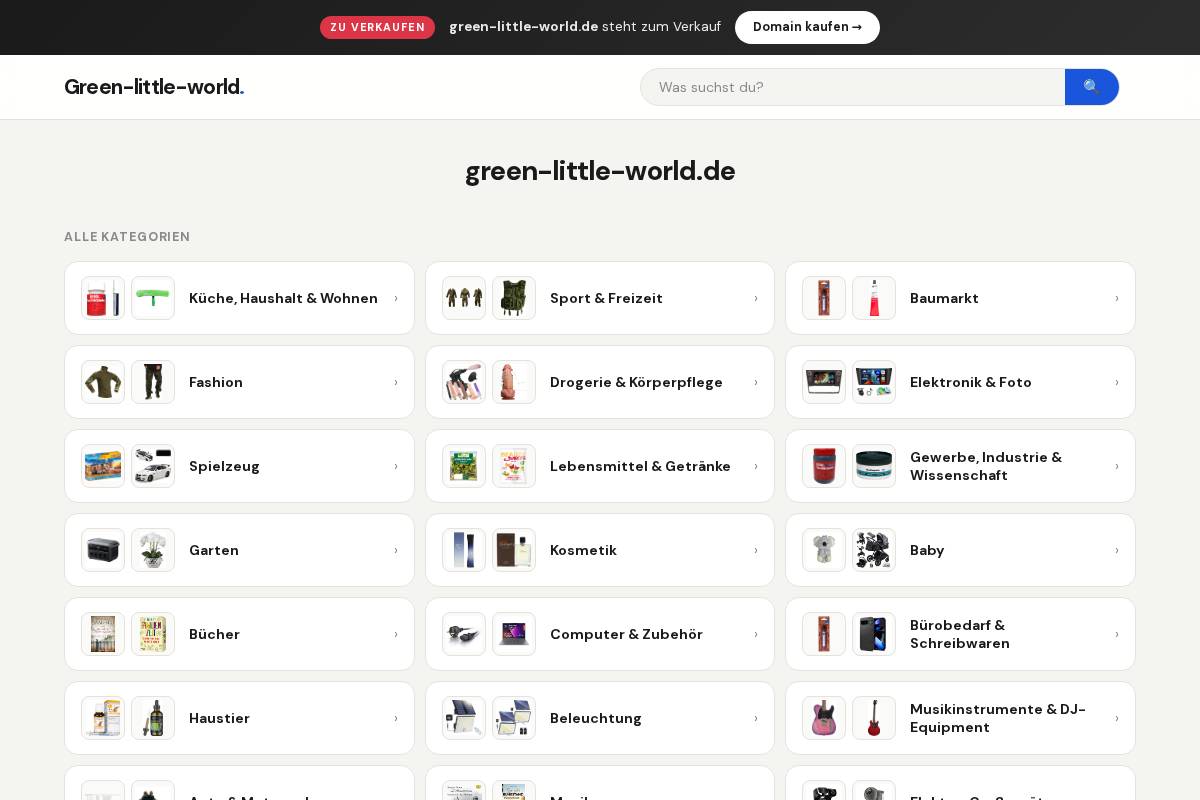 green-little-world.de homepage screenshot