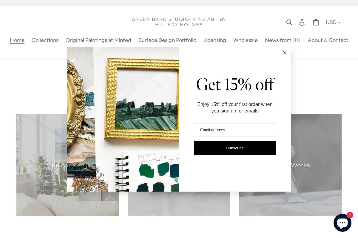 greenbarnstudio.net homepage screenshot