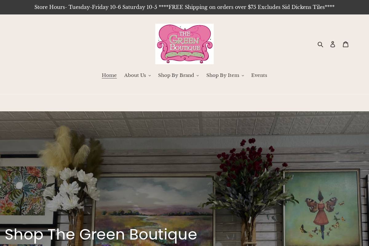 greenboutiquefl.com homepage screenshot