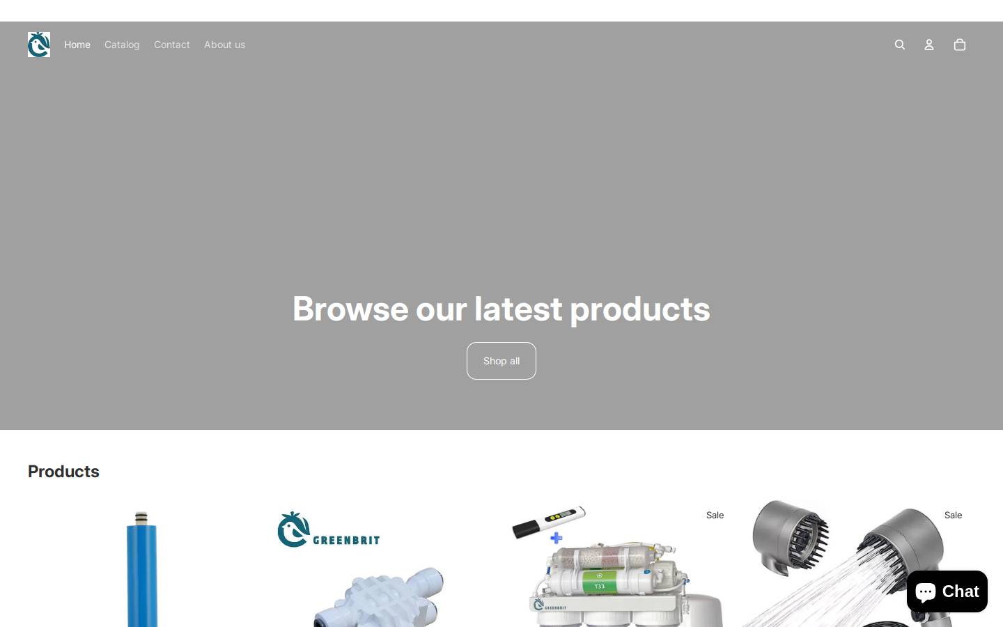 greenbrit.co.uk homepage screenshot