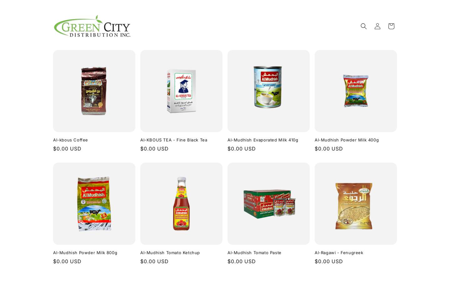 greencityfood.com homepage screenshot
