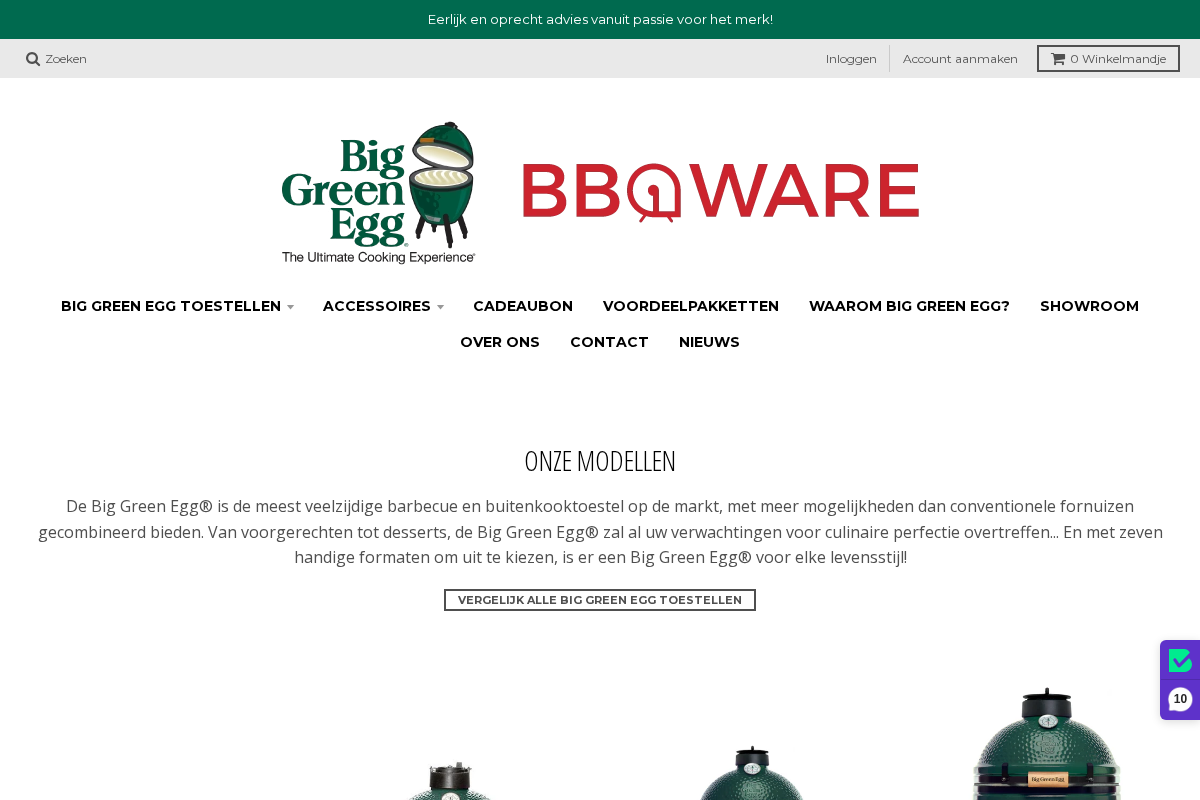 greeneggbbq.be homepage screenshot