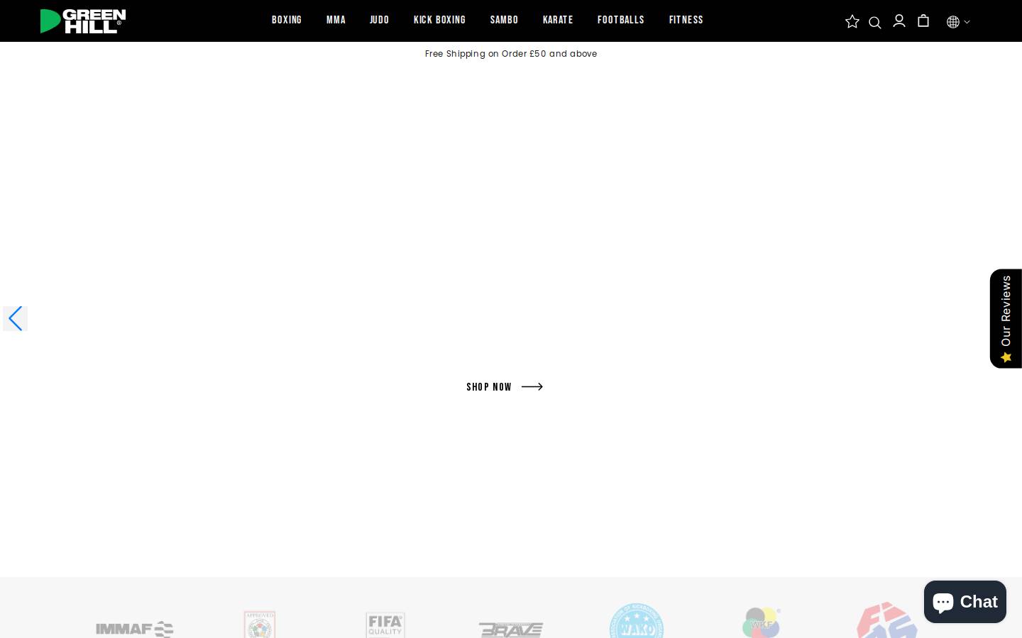greenhillsports.co.uk homepage screenshot