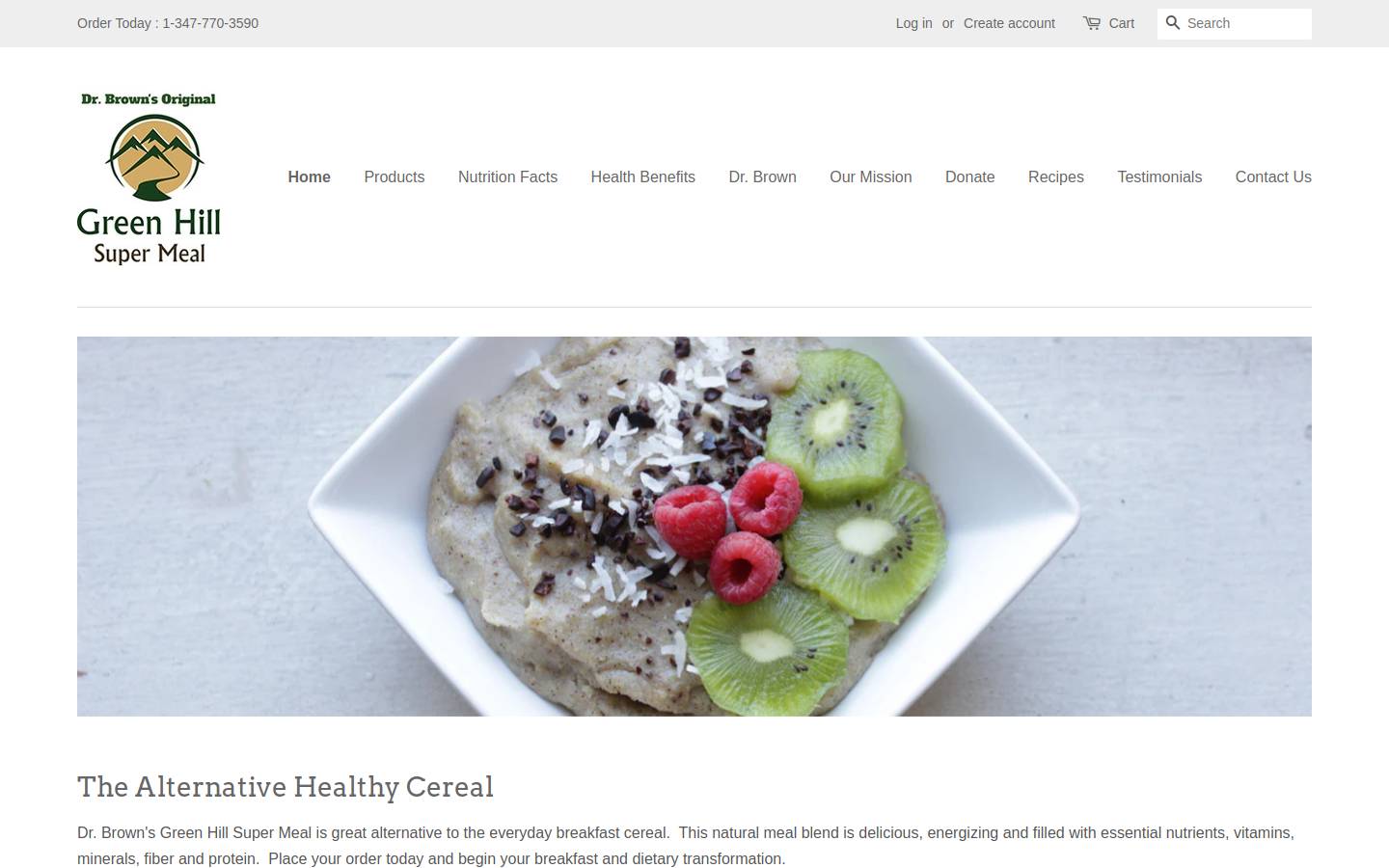 greenhillsupermeal.com homepage screenshot