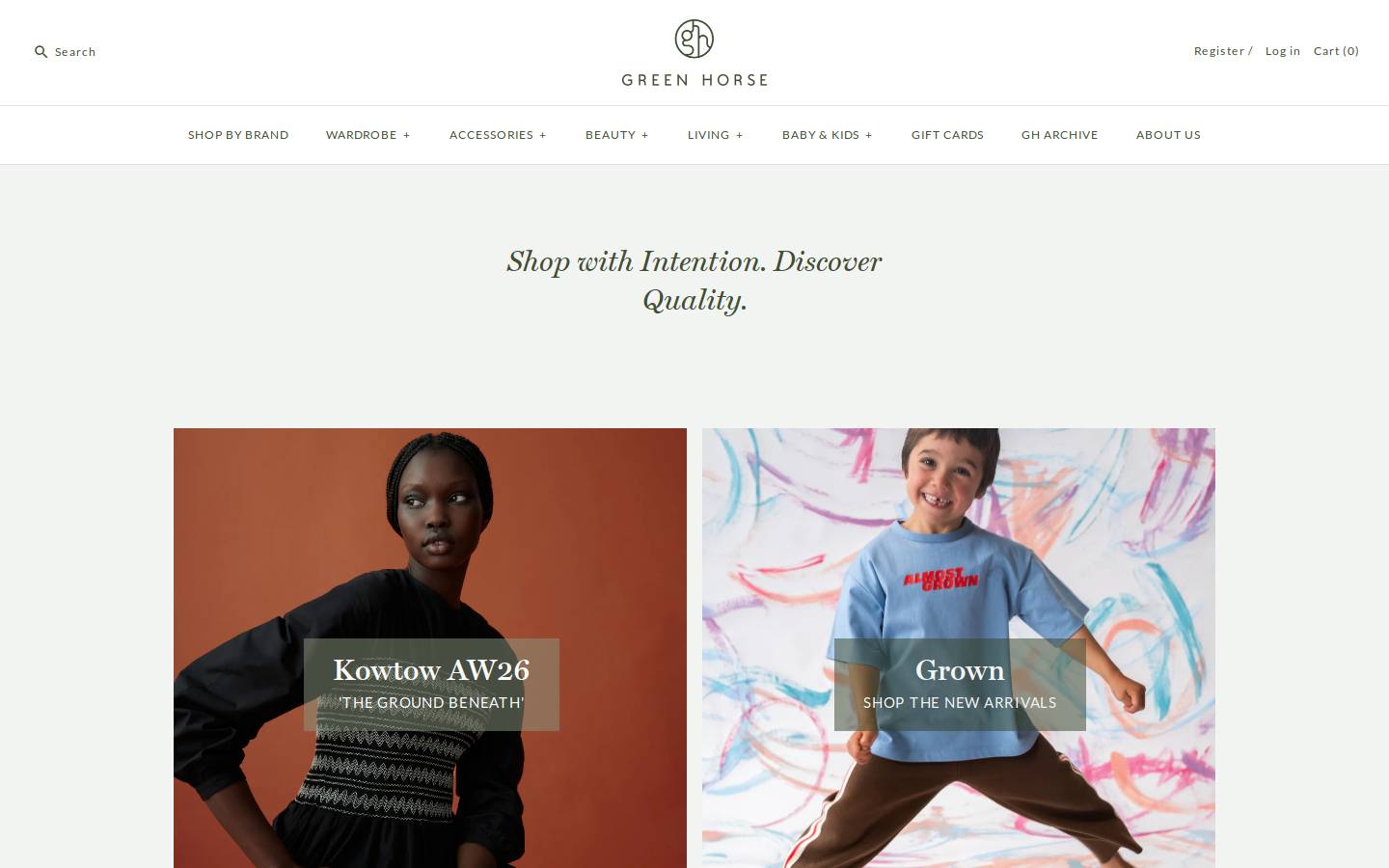 greenhorse.com.au homepage screenshot