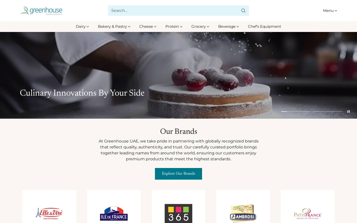 greenhouseuae.com homepage screenshot