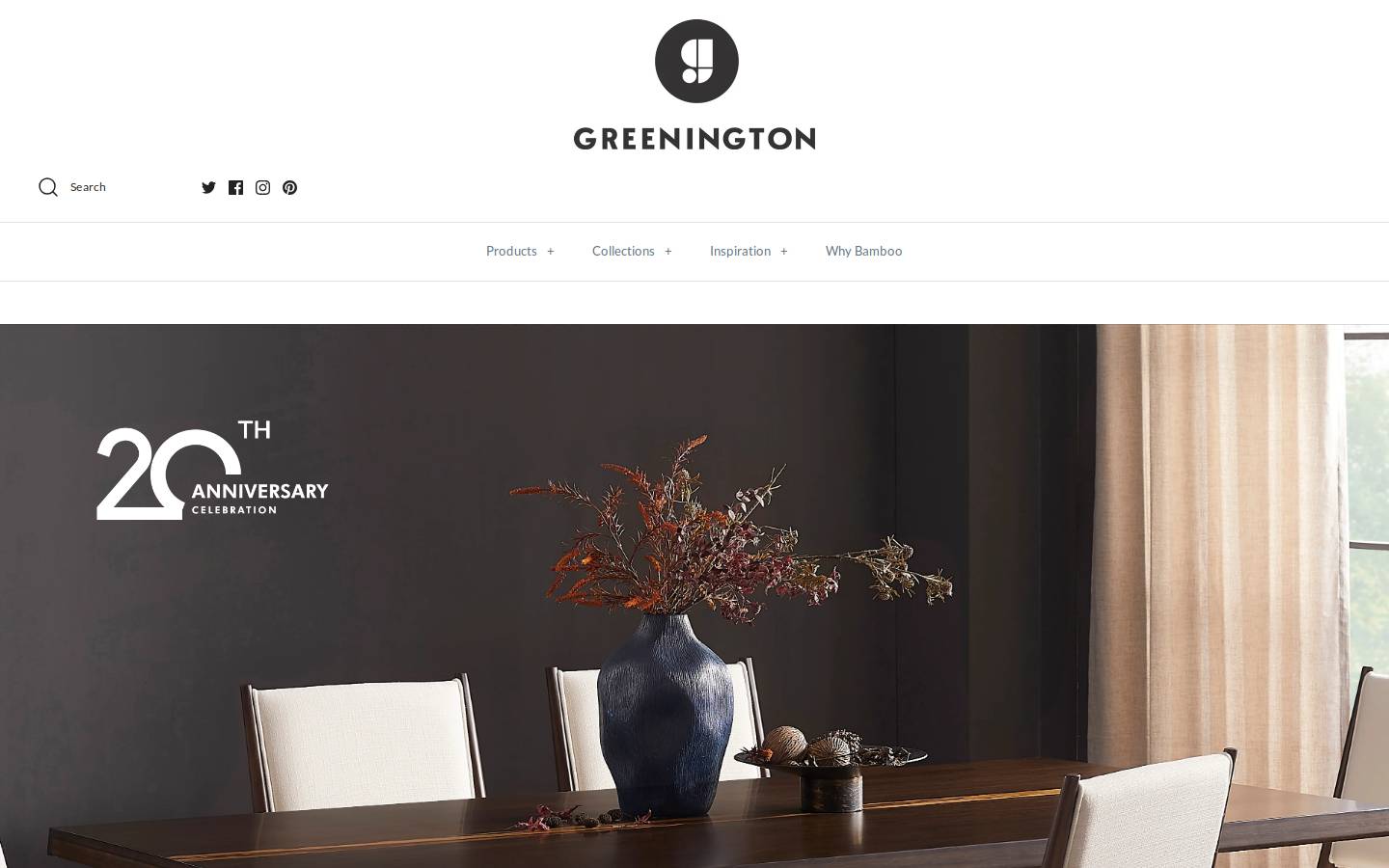 greenington.com homepage screenshot