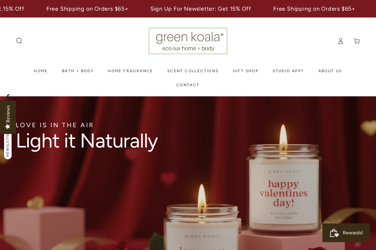 greenkoala.net homepage screenshot