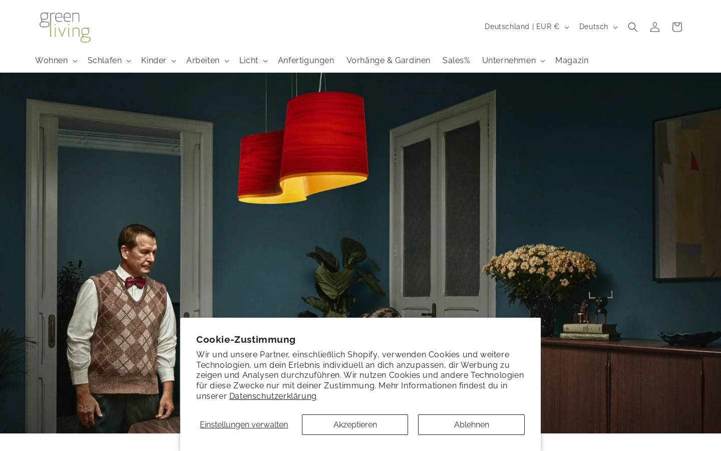 greenliving.de homepage screenshot