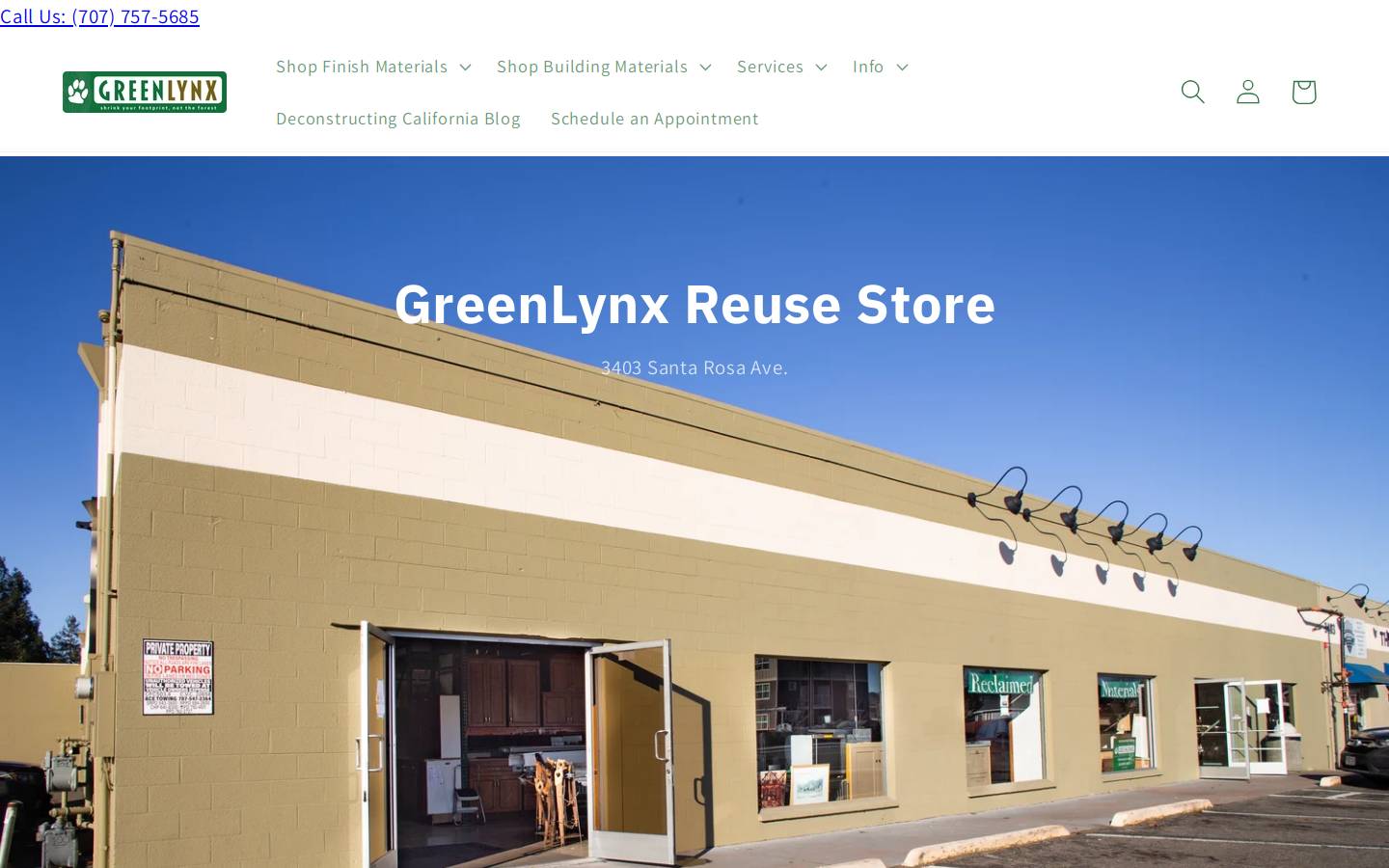 greenlynx.net homepage screenshot