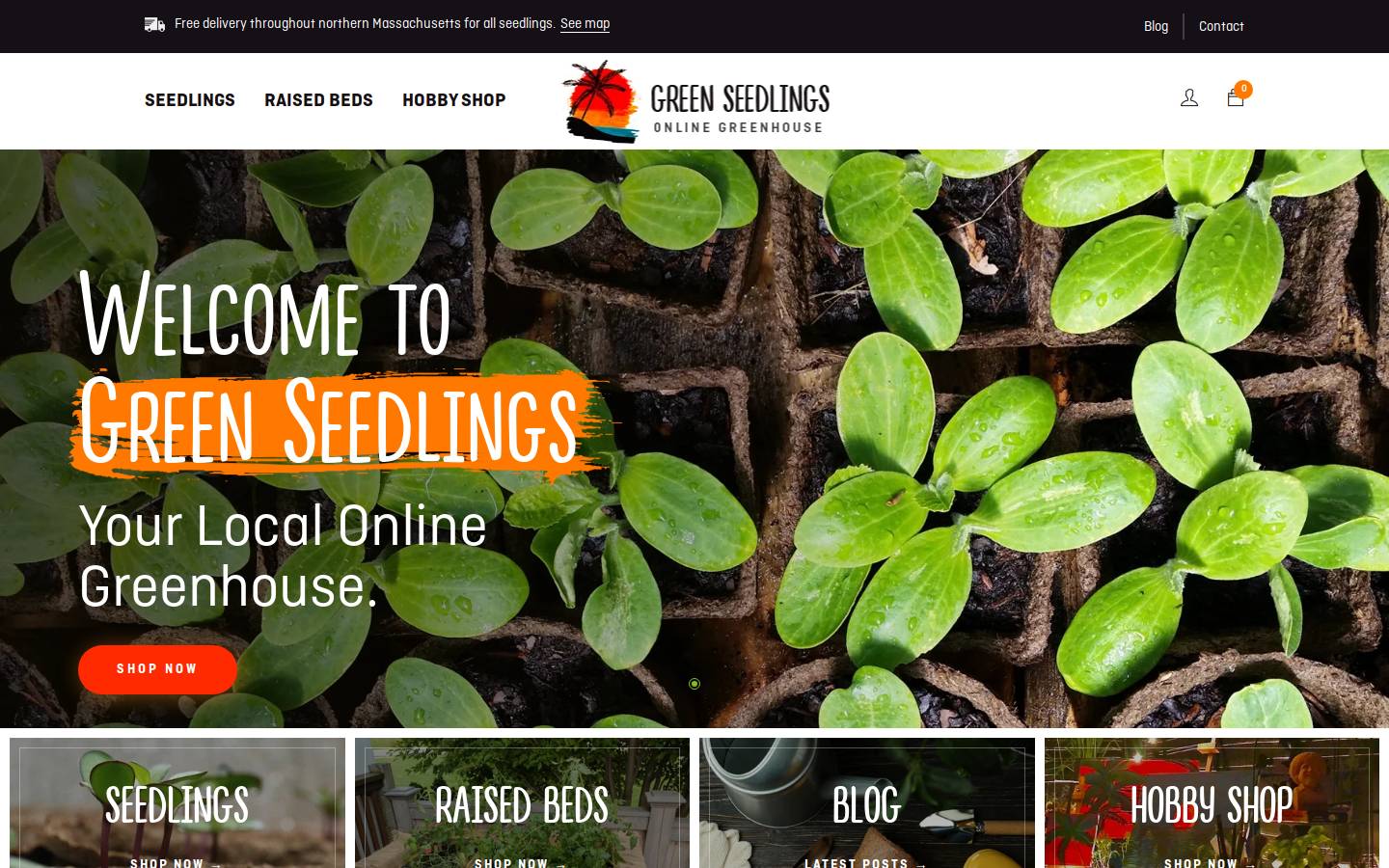greenseedlingsllc.com homepage screenshot