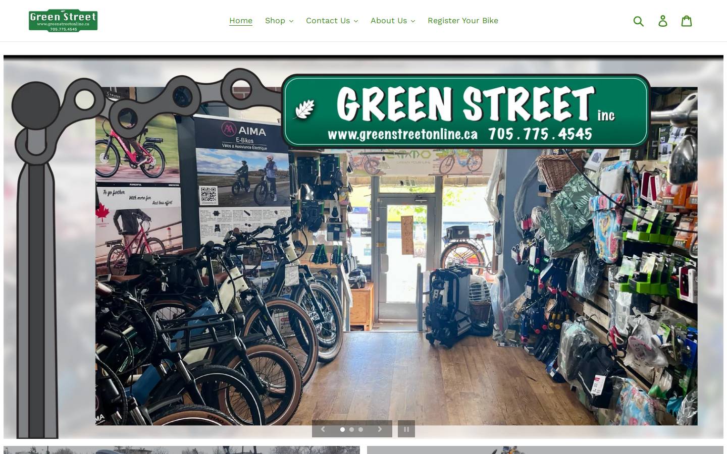 greenstreetonline.ca homepage screenshot