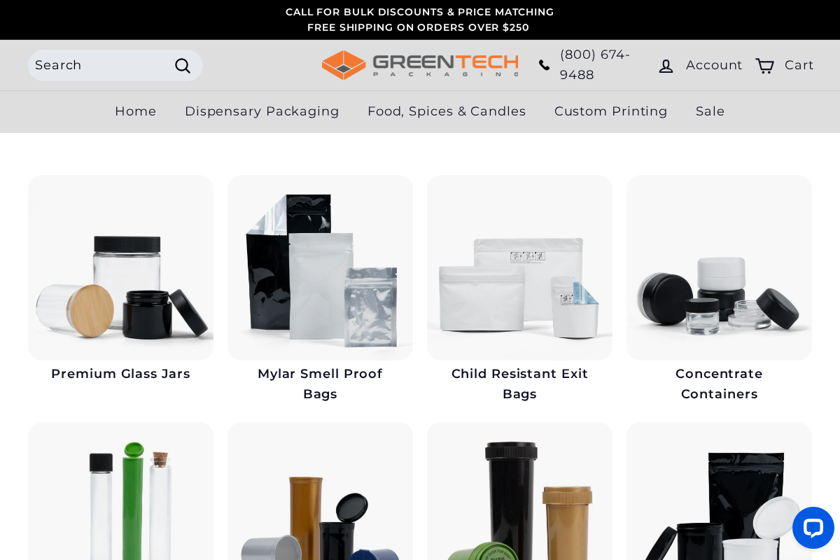 greentechpackaging.com homepage screenshot
