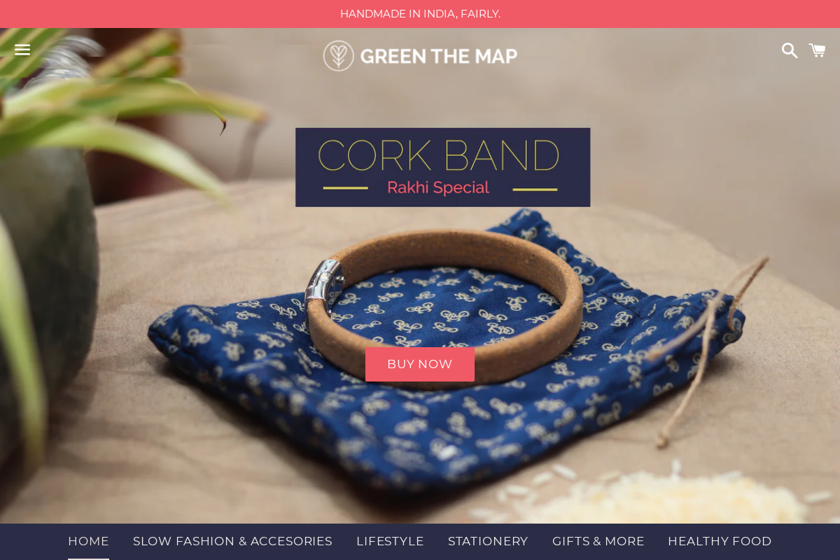 Buy Eco Friendly Products - Upycled, Organic, Fair Trade :: Green The Map homepage screenshot