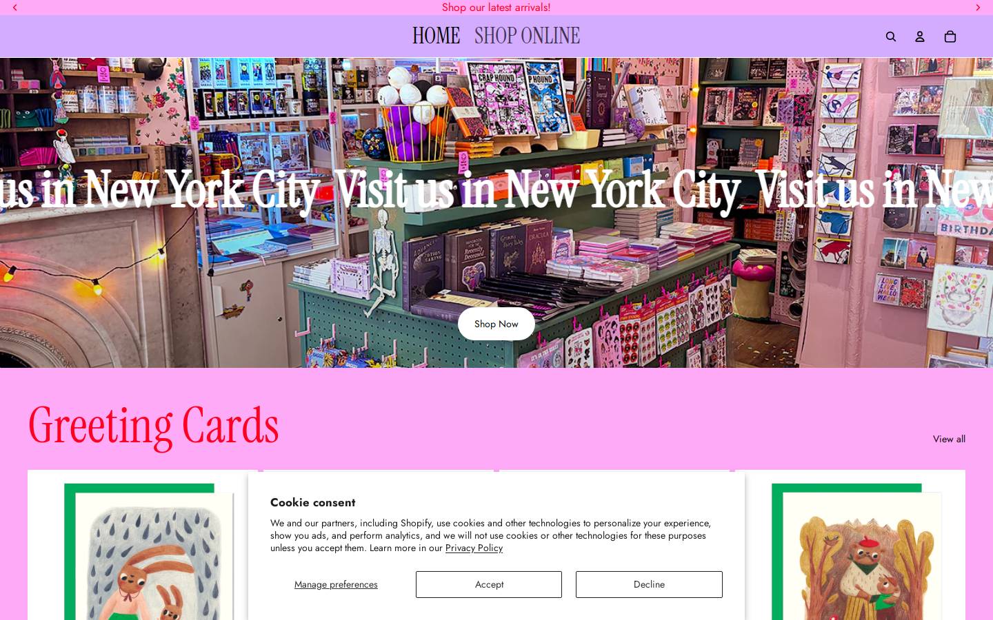 greenwichletterpress.com homepage screenshot