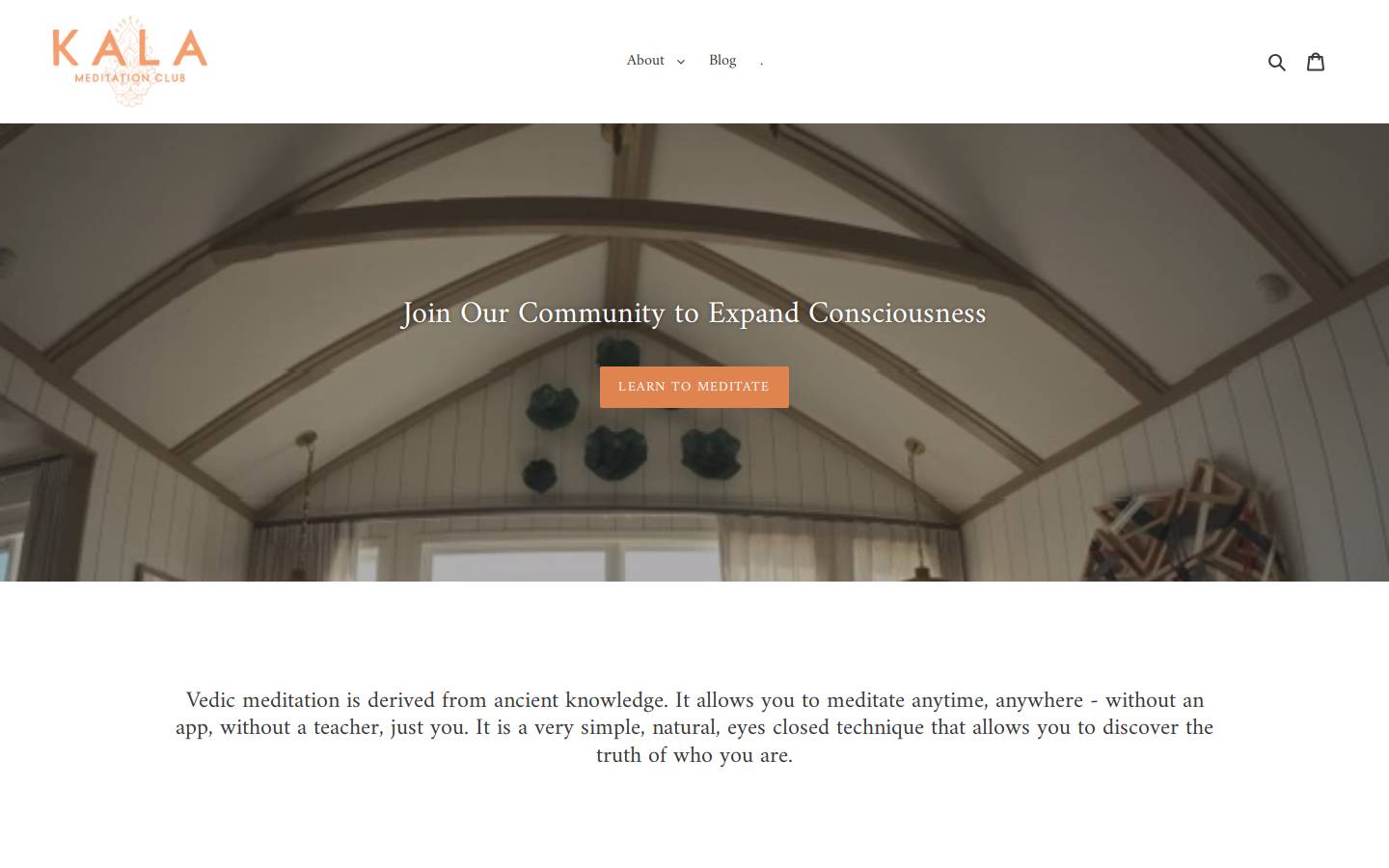 greenwichmeditationclub.com homepage screenshot