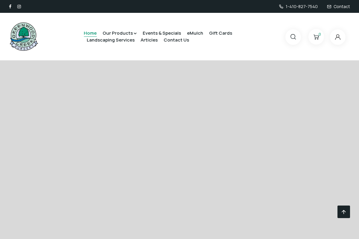 greenwoodcreeknursery.com homepage screenshot