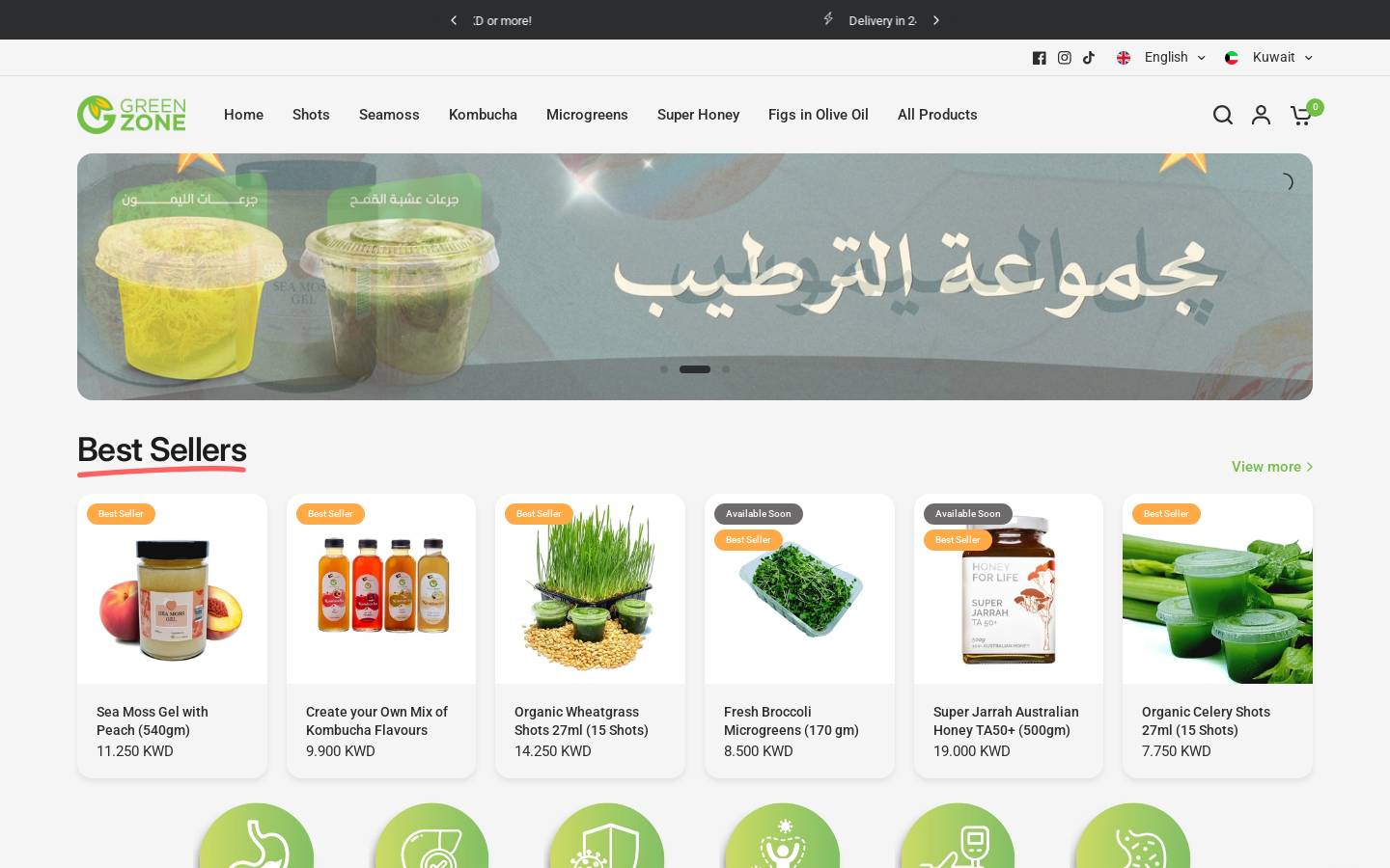 greenzoneco.com homepage screenshot