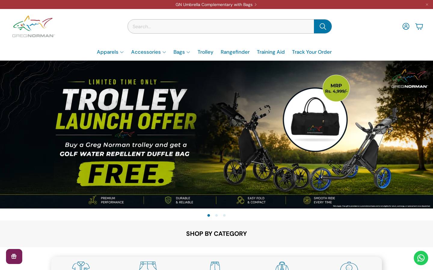 gregnorman.in homepage screenshot