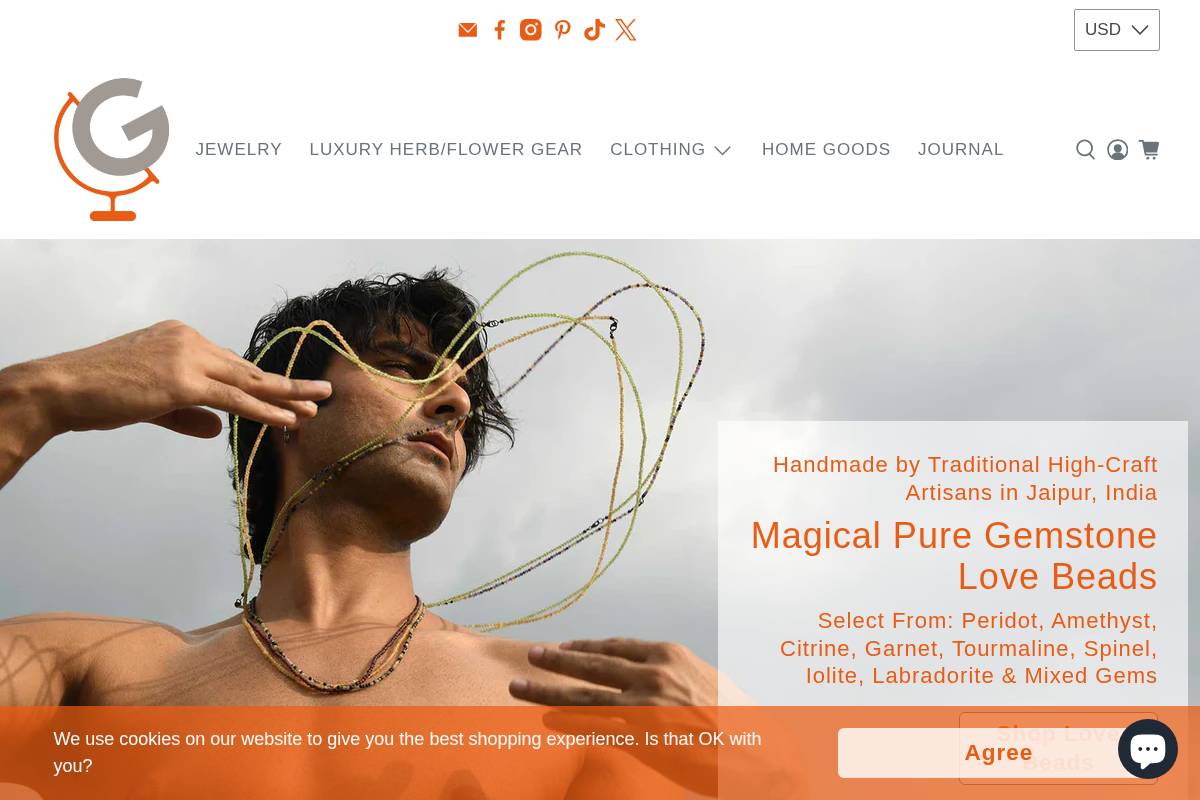 greige.co homepage screenshot