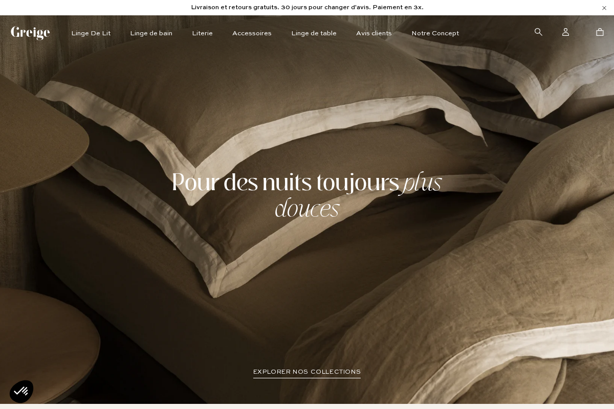 greige.fr homepage screenshot