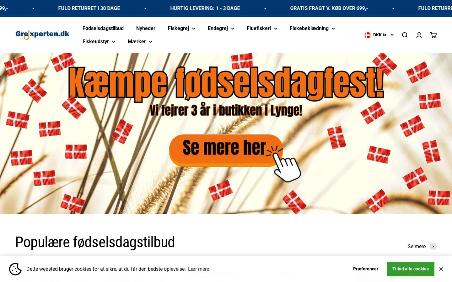 GrejXperten.dk homepage screenshot
