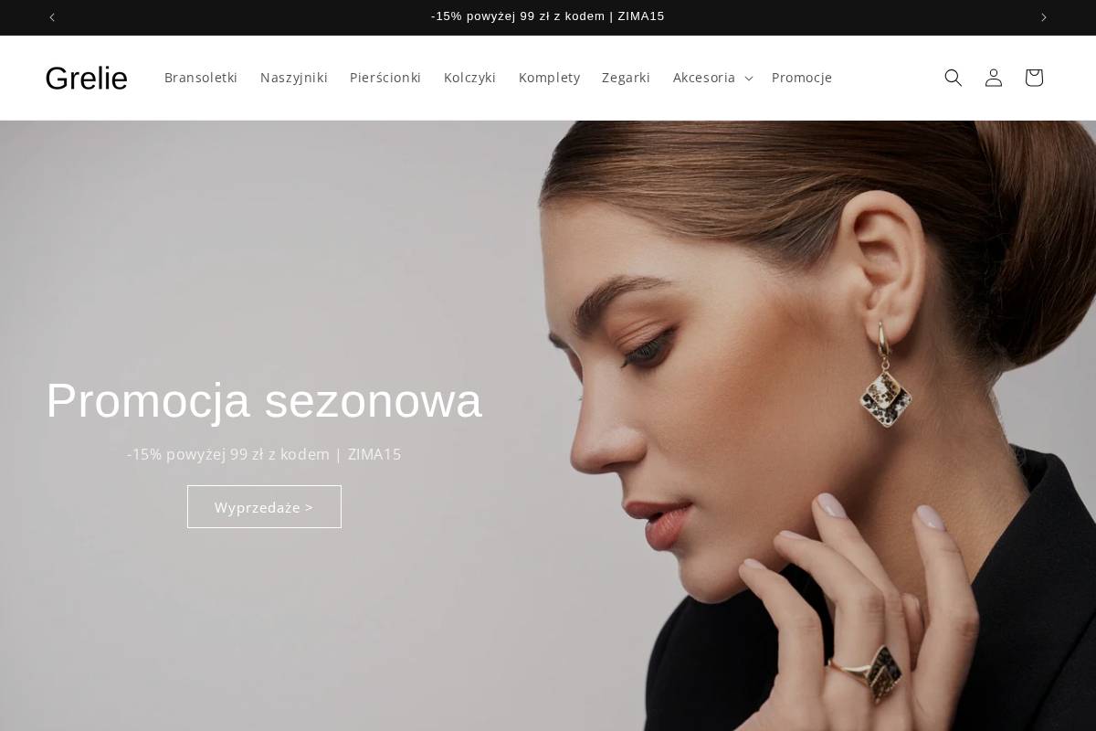 grelie.pl homepage screenshot