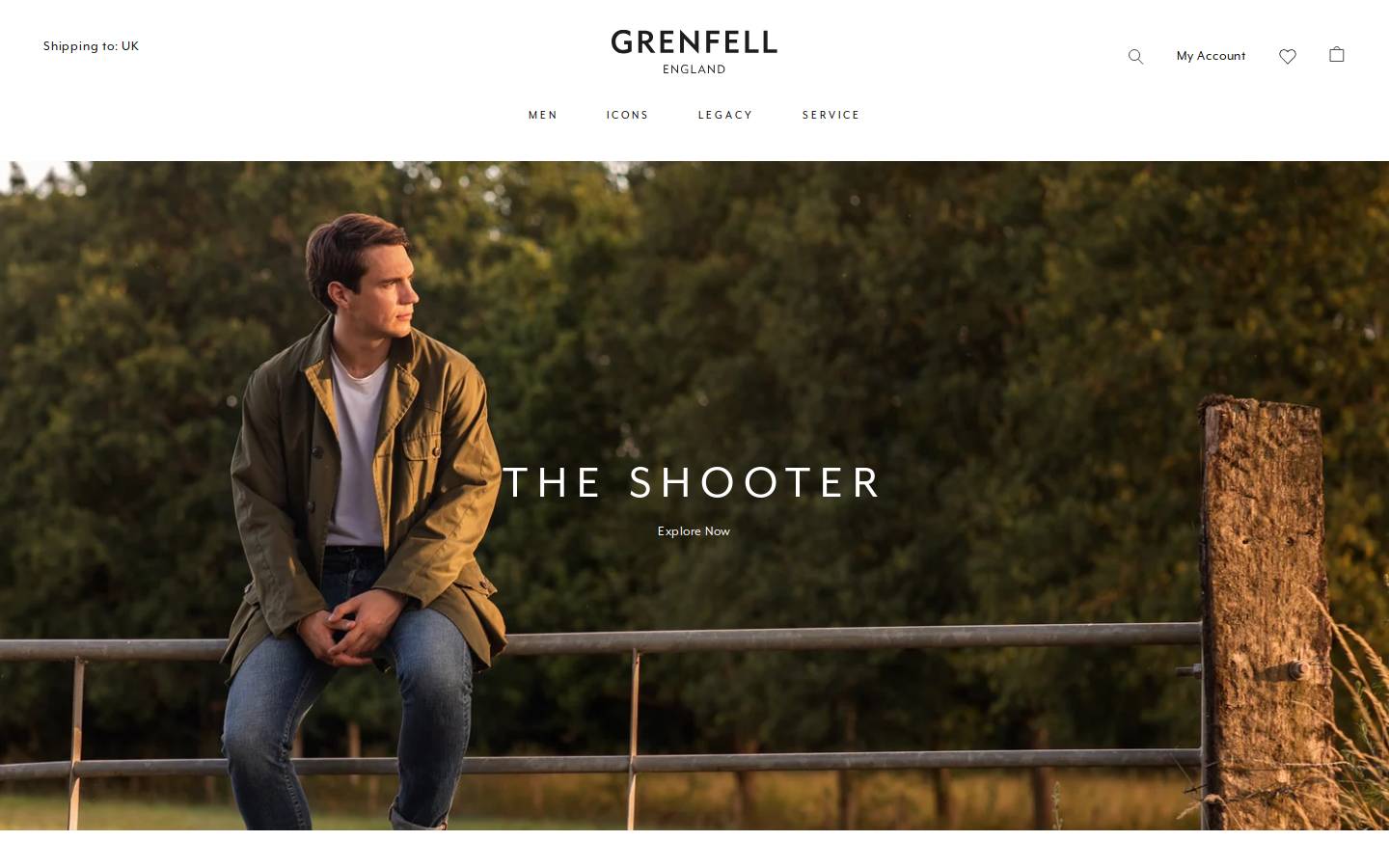 Grenfell homepage screenshot