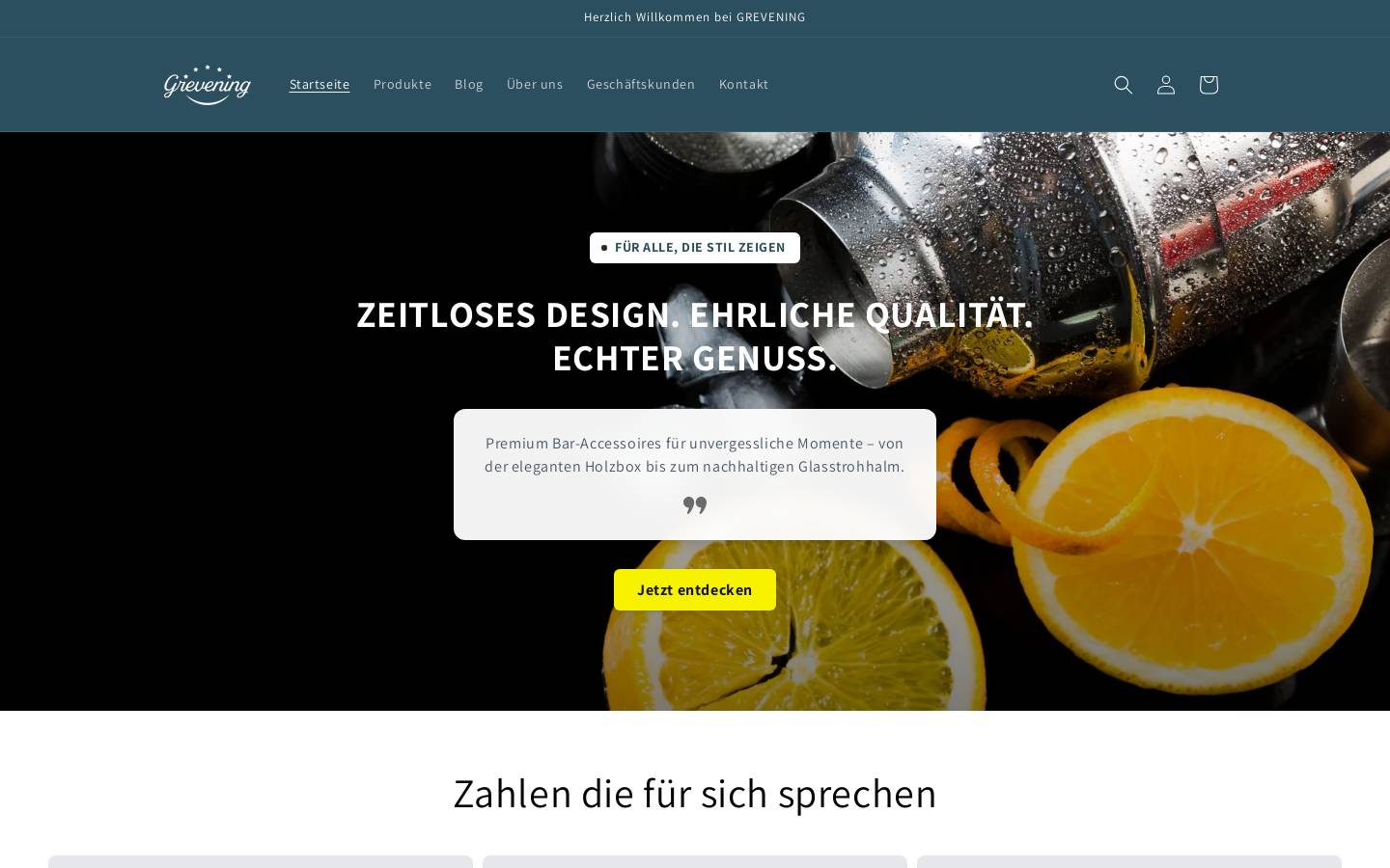 grevening.de homepage screenshot