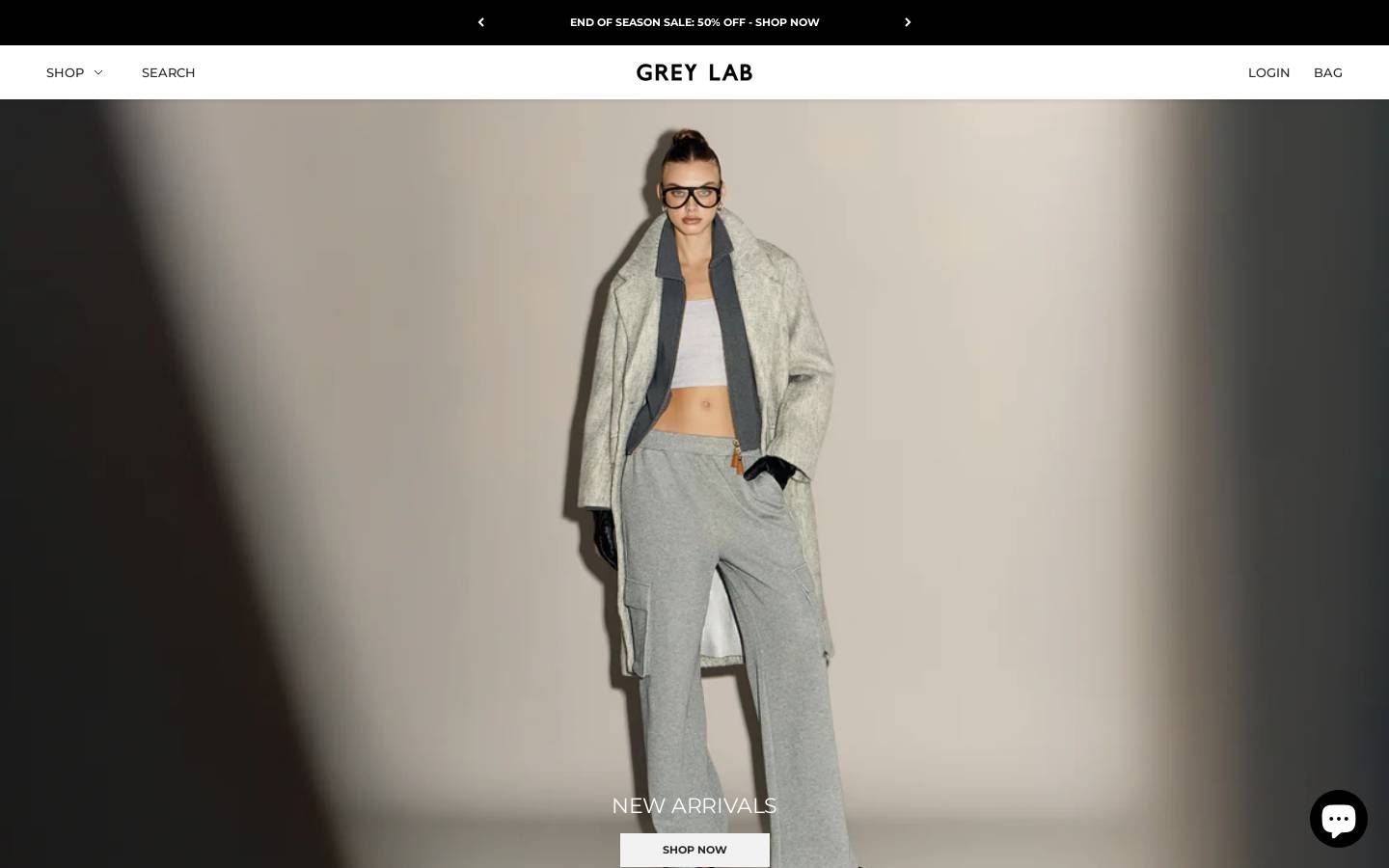 greylabofficial.com homepage screenshot
