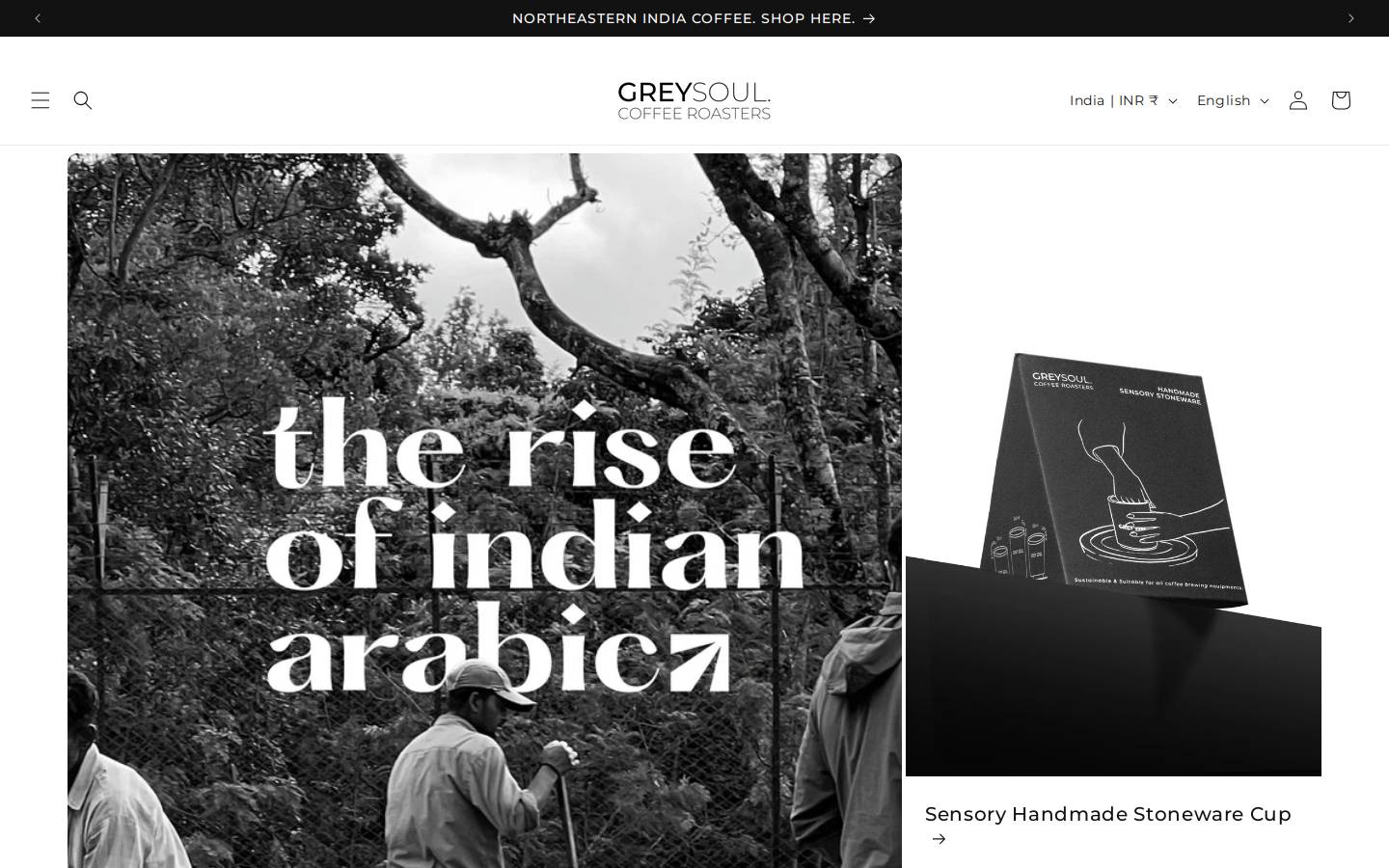 greysoul.coffee homepage screenshot