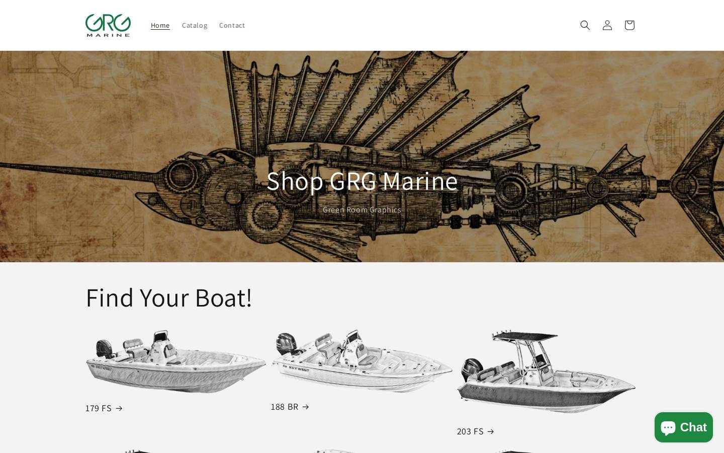 grgmarine.com homepage screenshot