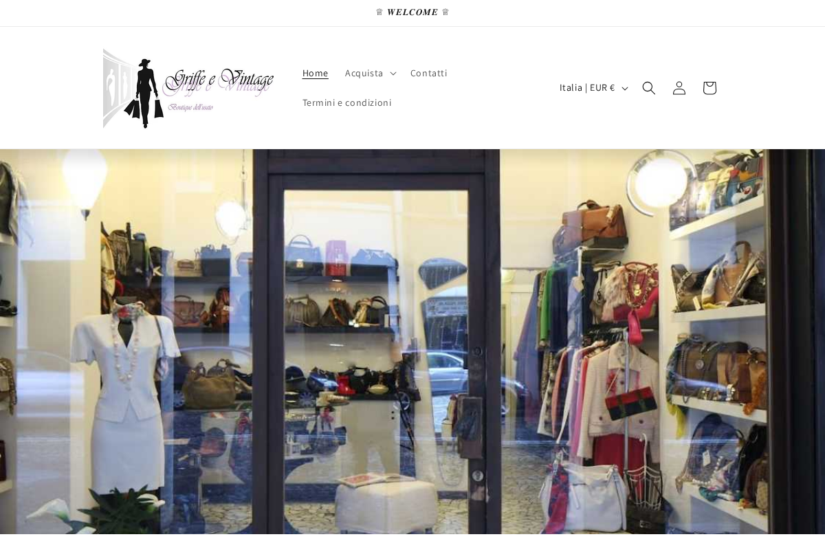 GRIFFE E VINTAGE BOLOGNA homepage screenshot