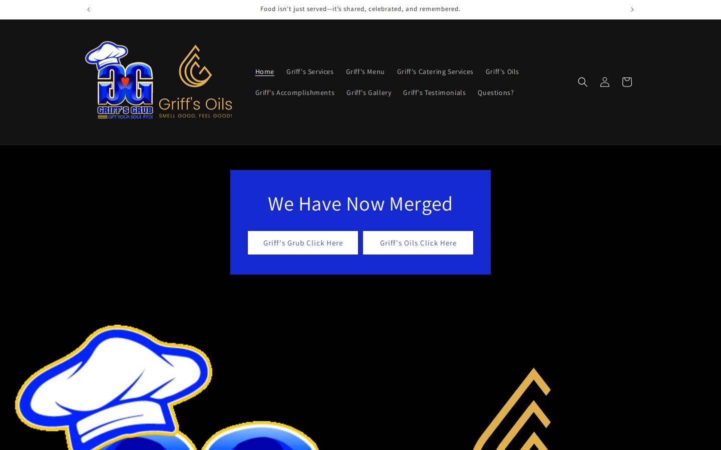 griffsoils.com homepage screenshot