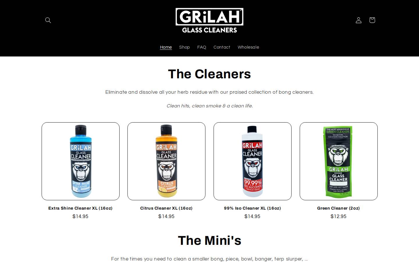 grilah.com homepage screenshot