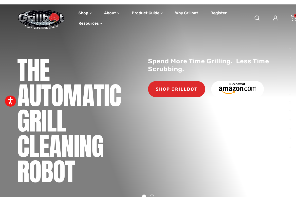 Grillbot homepage screenshot