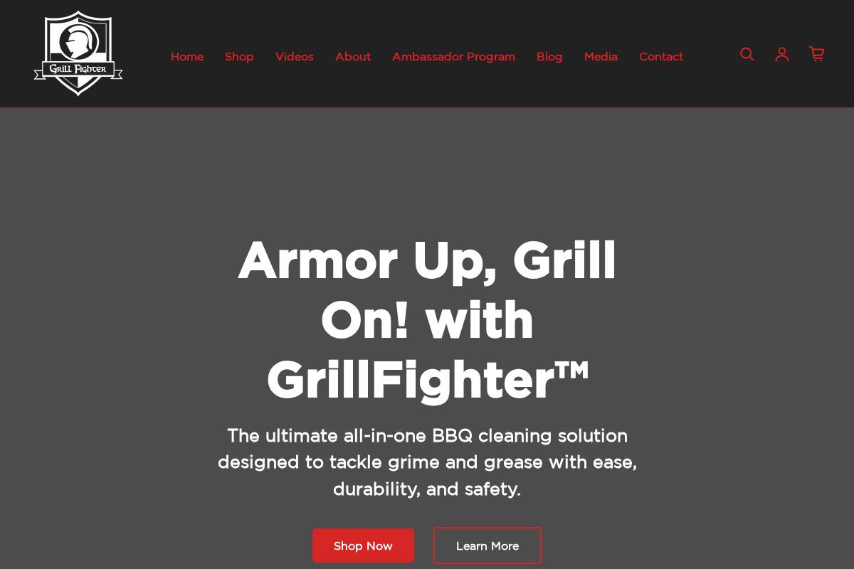 grillfighter.tools homepage screenshot