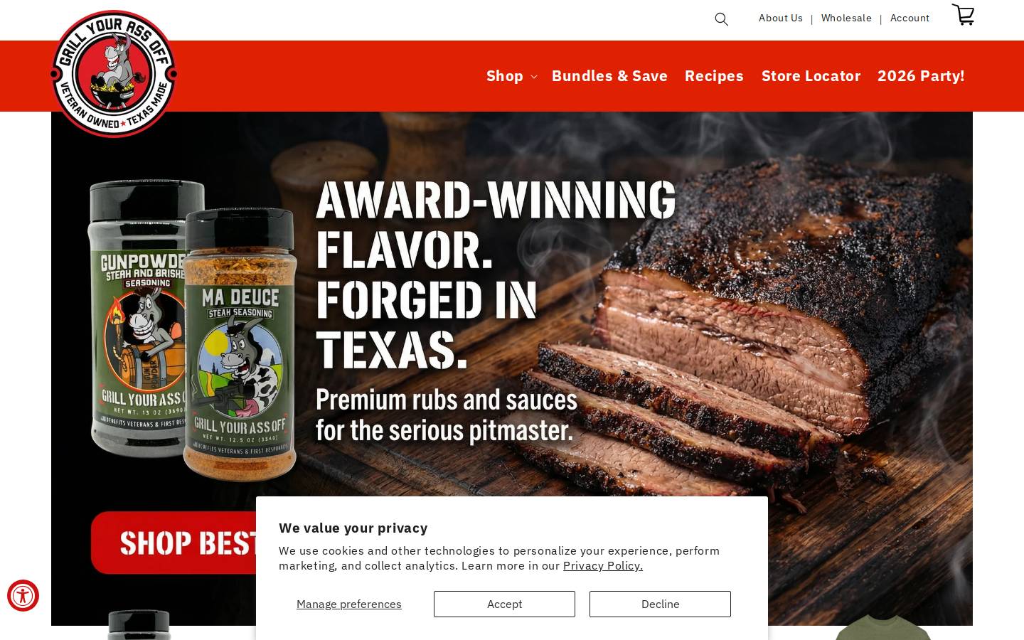 grillyourassoff.com homepage screenshot
