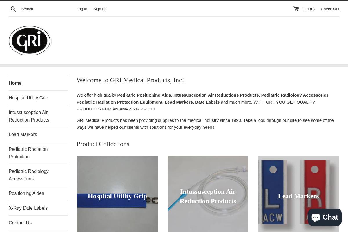 grimedical.com homepage screenshot
