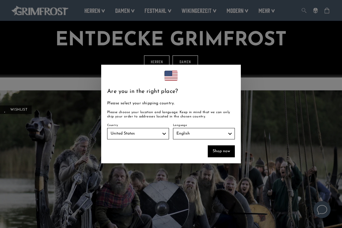 Grimfrost homepage screenshot