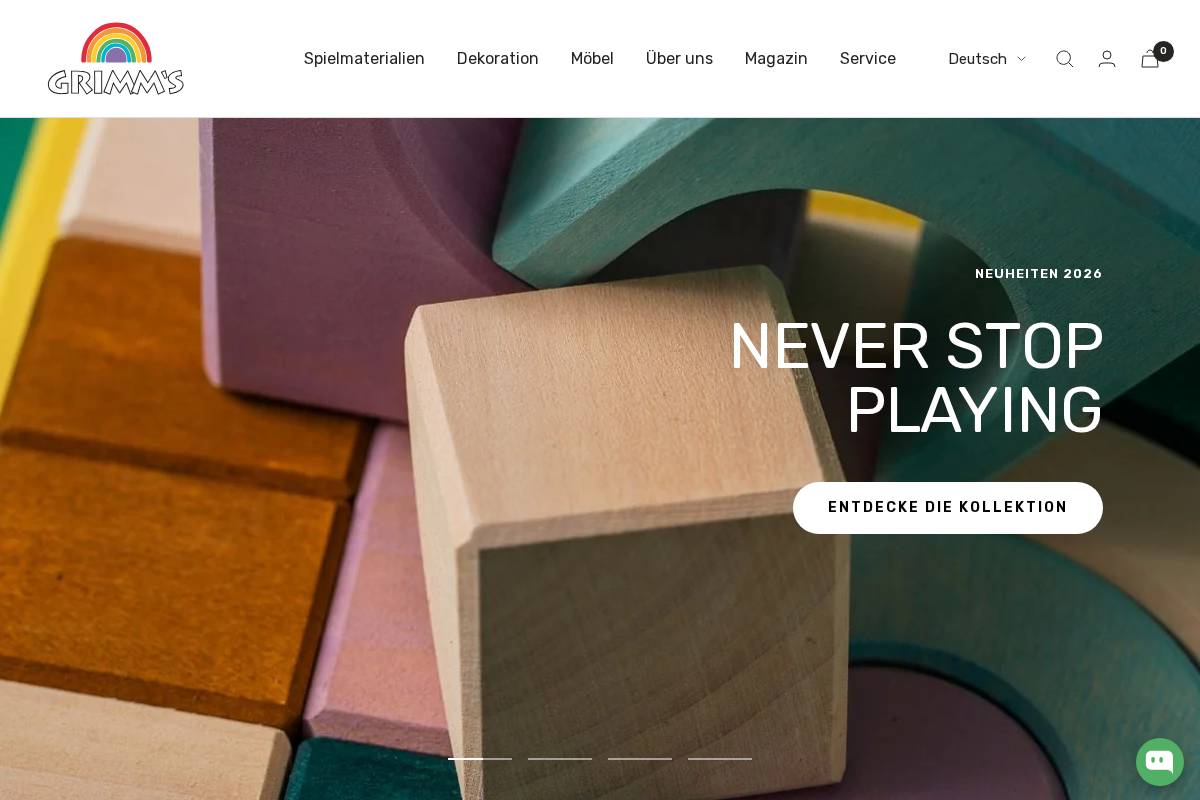 grimms.eu homepage screenshot
