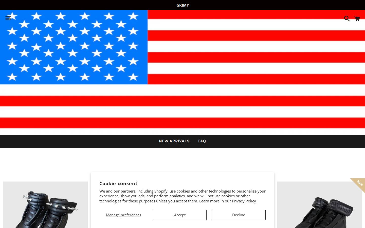 grimykids.com homepage screenshot