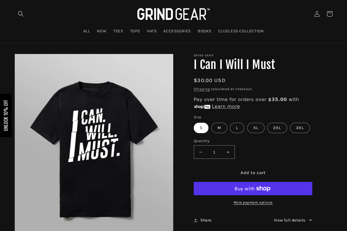 Grind Gear homepage screenshot