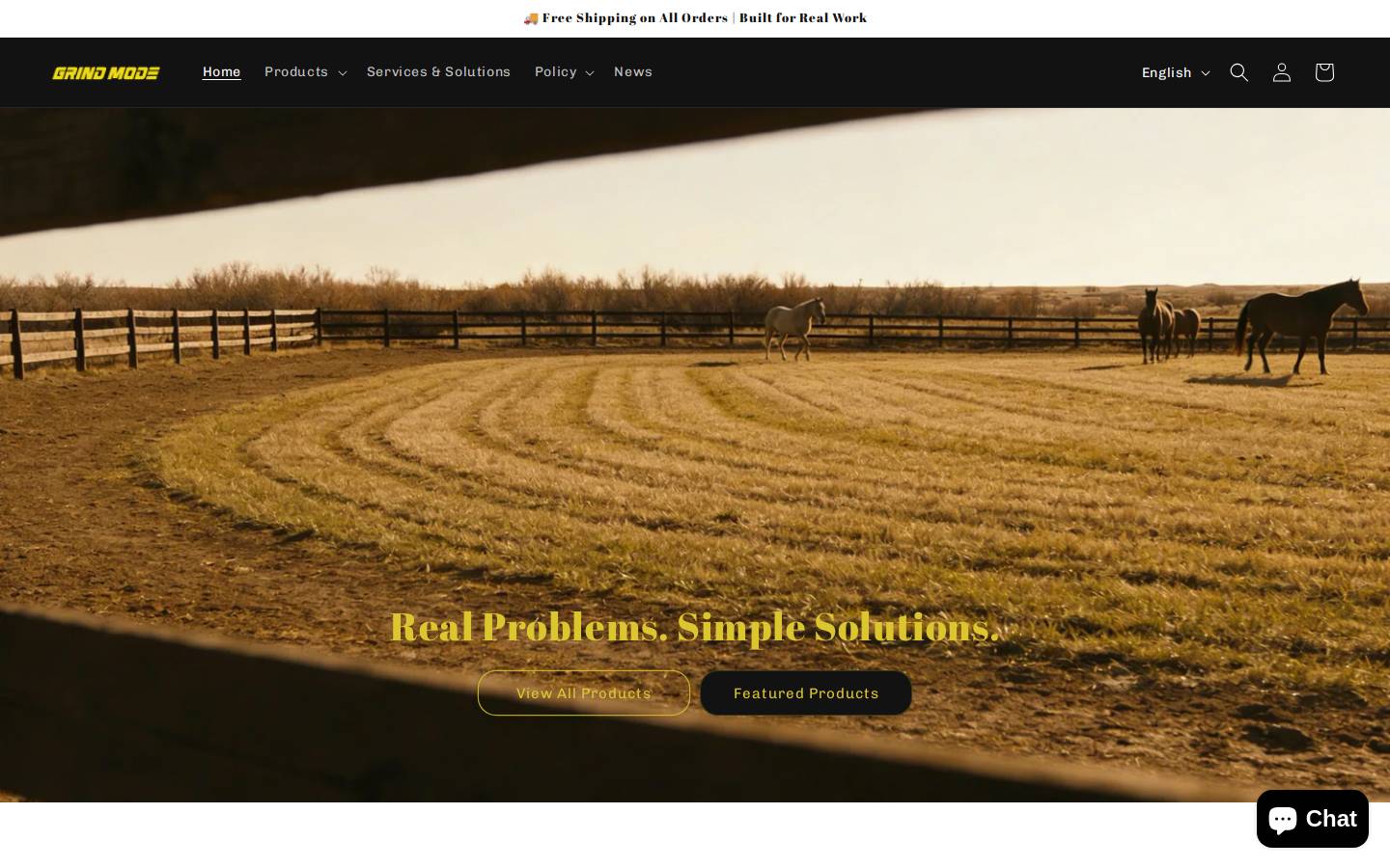 grindmodetools.com homepage screenshot