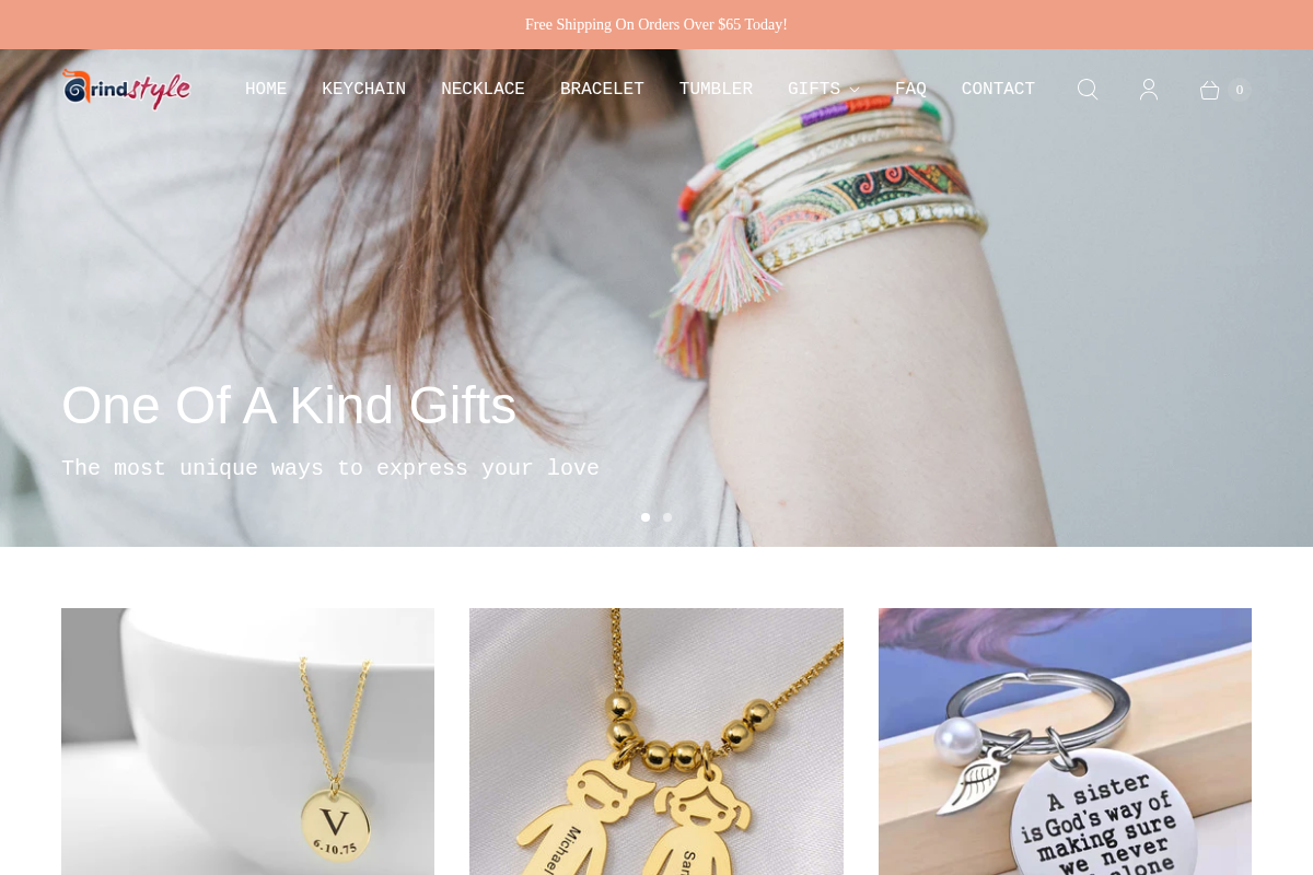 GrindStyle homepage screenshot