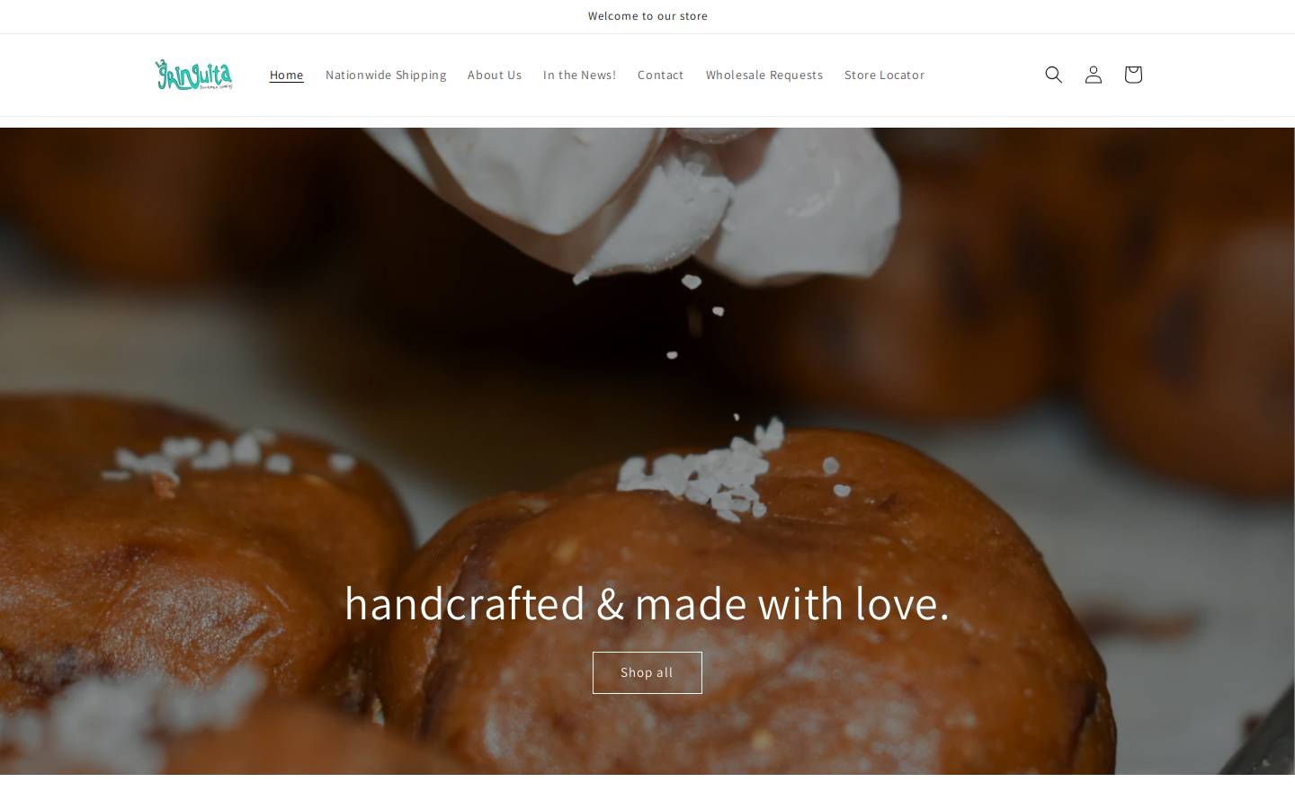 gringuita-cookies.com homepage screenshot