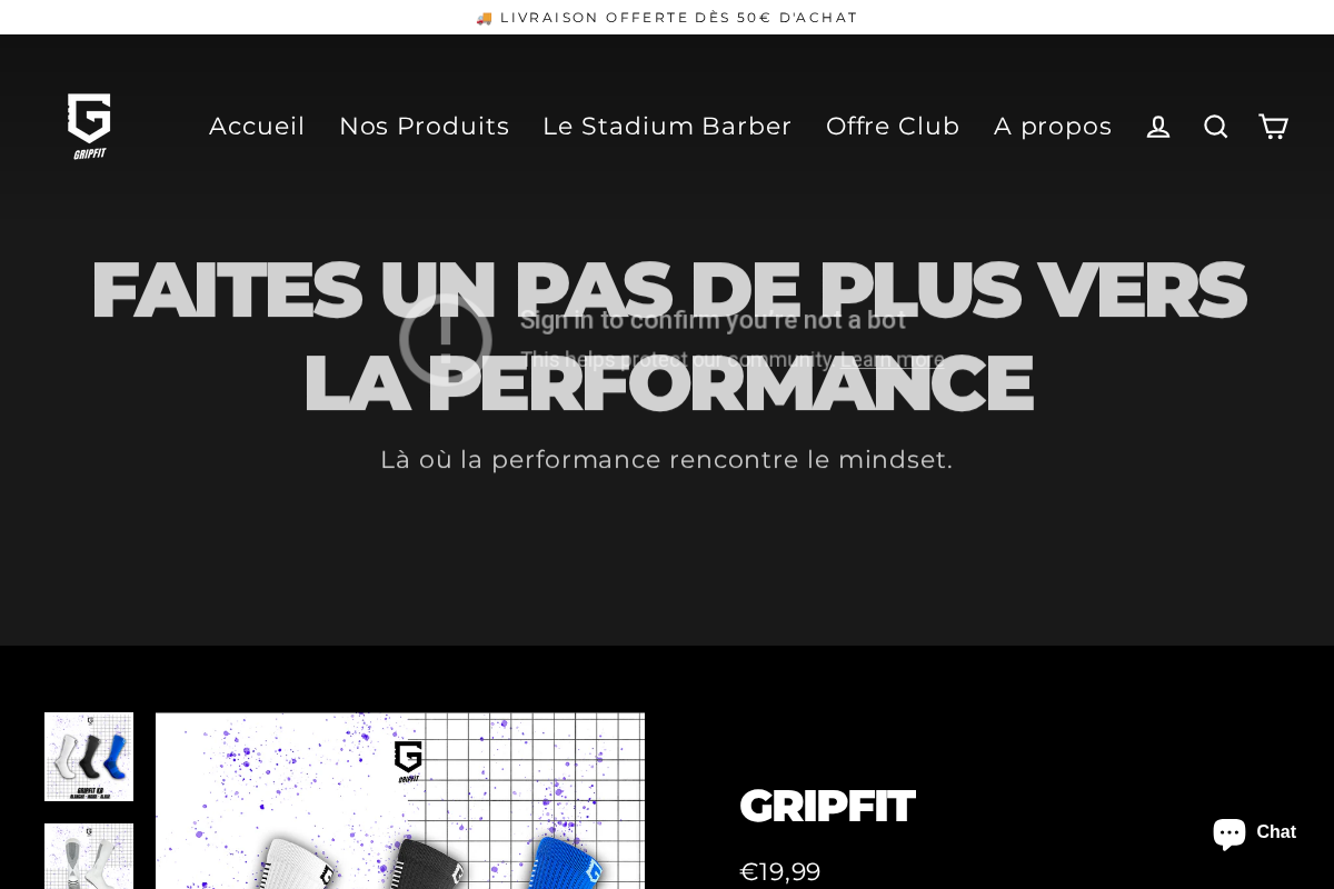 gripfit.fr homepage screenshot