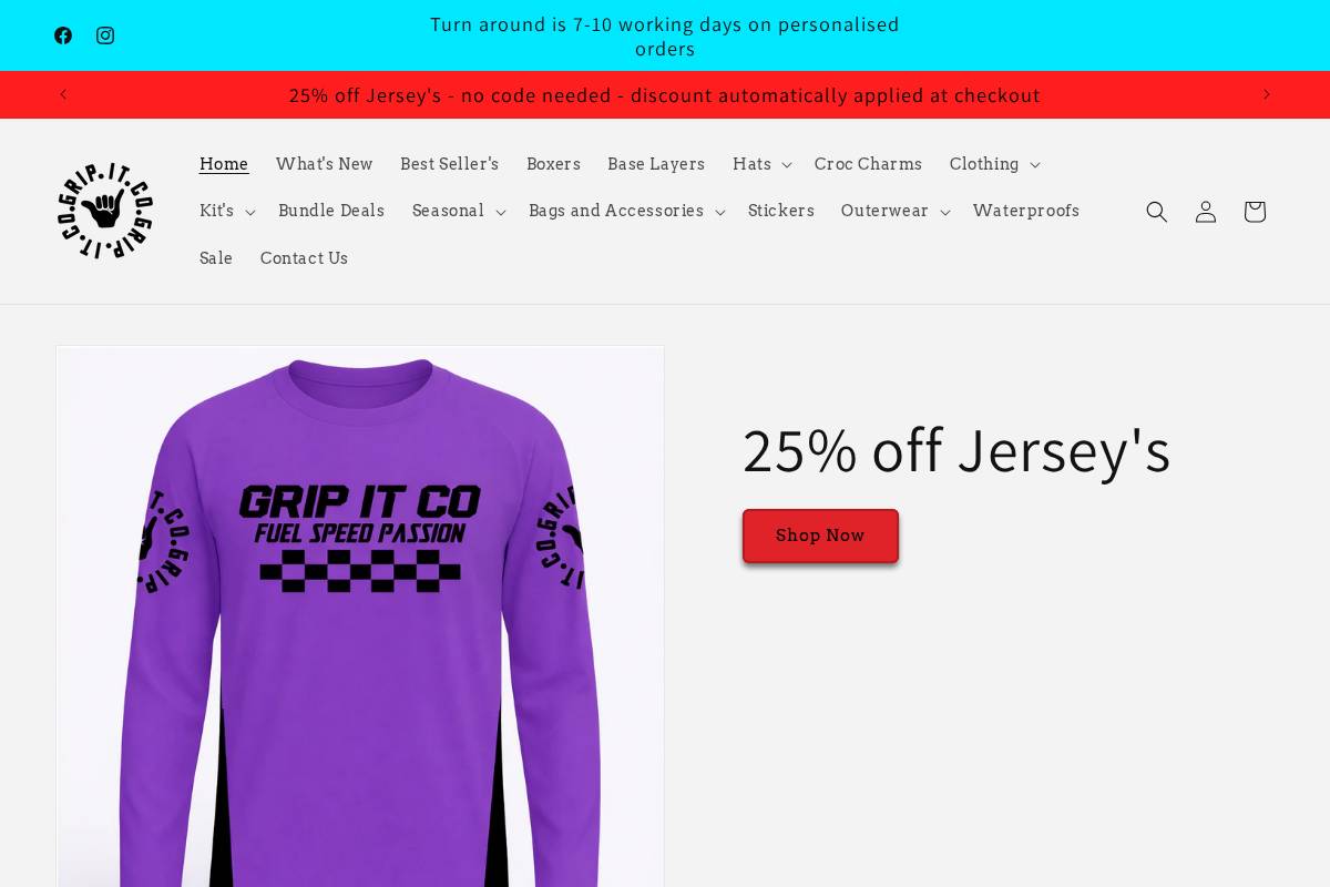 gripitco.com homepage screenshot